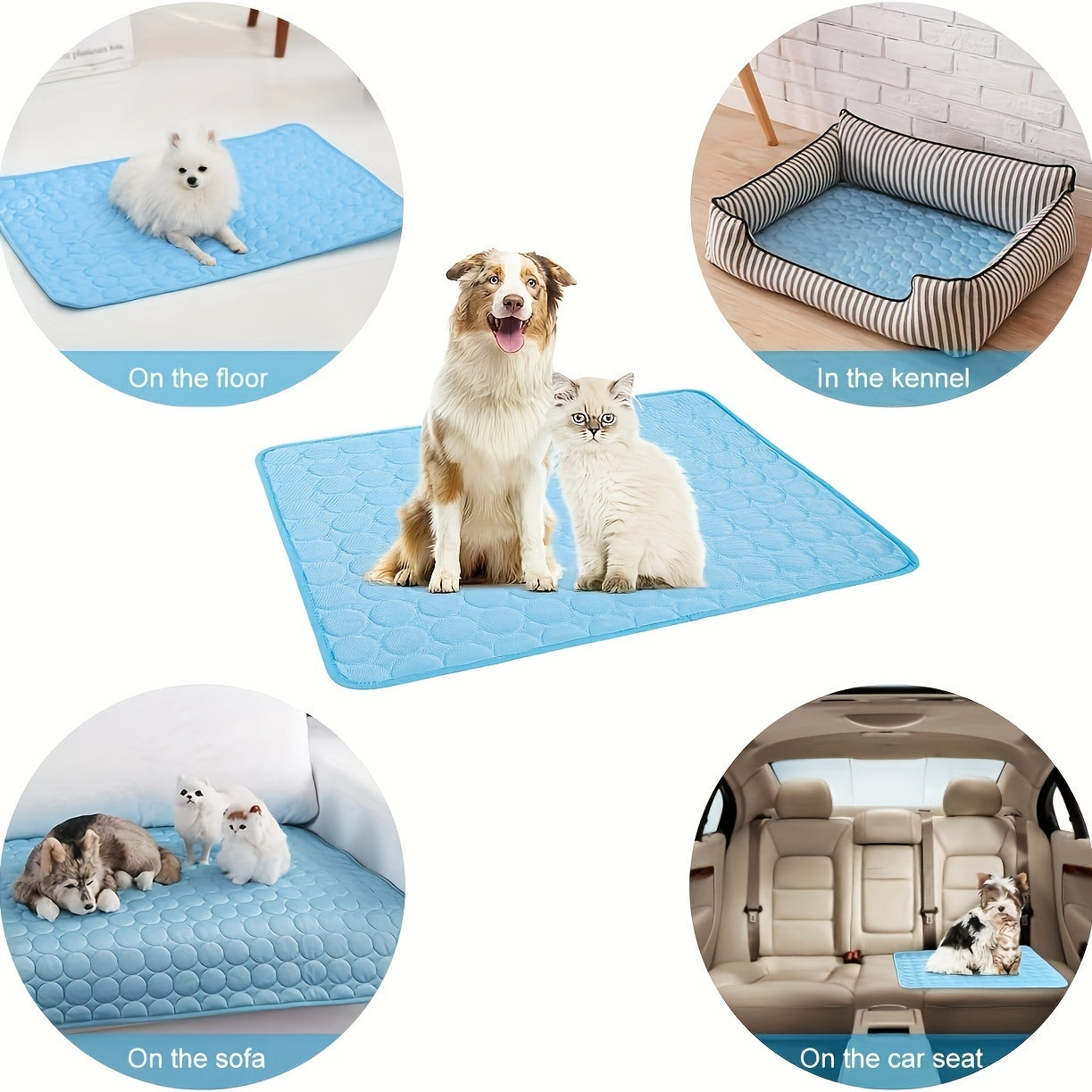 Gentle Cooling Mat for Senior Pups Hot Days