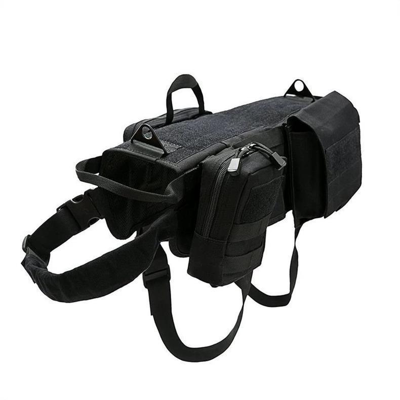 Tactical Dog Harness Vest - Heavy Duty Adjustable