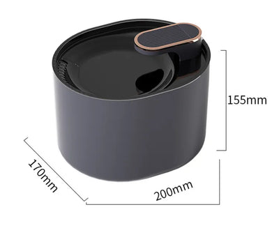 USB-Charged Pet Fountain & Feeder for Dogs & Cats