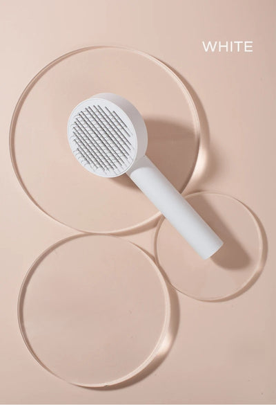 Self-Cleaning Pet Needle Comb for Easy Shedding Control