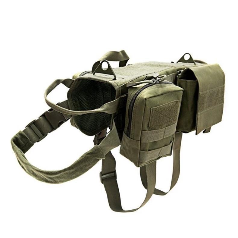 Tactical Dog Harness Vest - Heavy Duty Adjustable