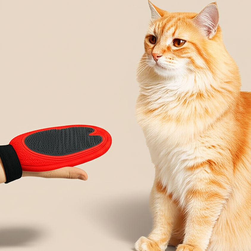 2-in-1 Grooming Glove for Dogs and Cats